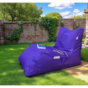 Pouf bain de soleil XXL imperméable – violet ARTA